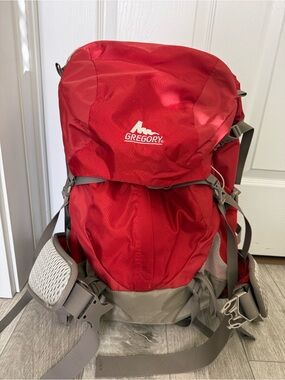Gregory Red and Gray Jade 50 Hiking Backpack